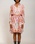 Chloe Lurex Shirt Dress