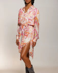 Chloe Lurex Shirt Dress