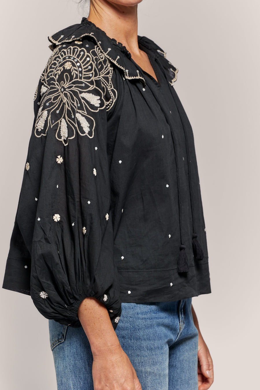 Delaney Embroidery Blouse