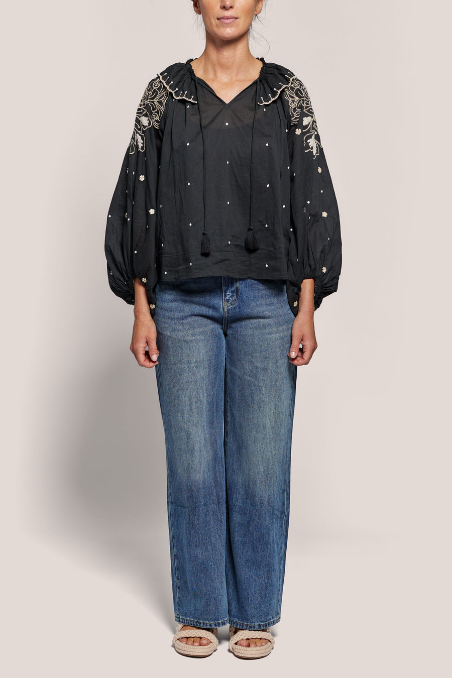 Delaney Embroidery Blouse